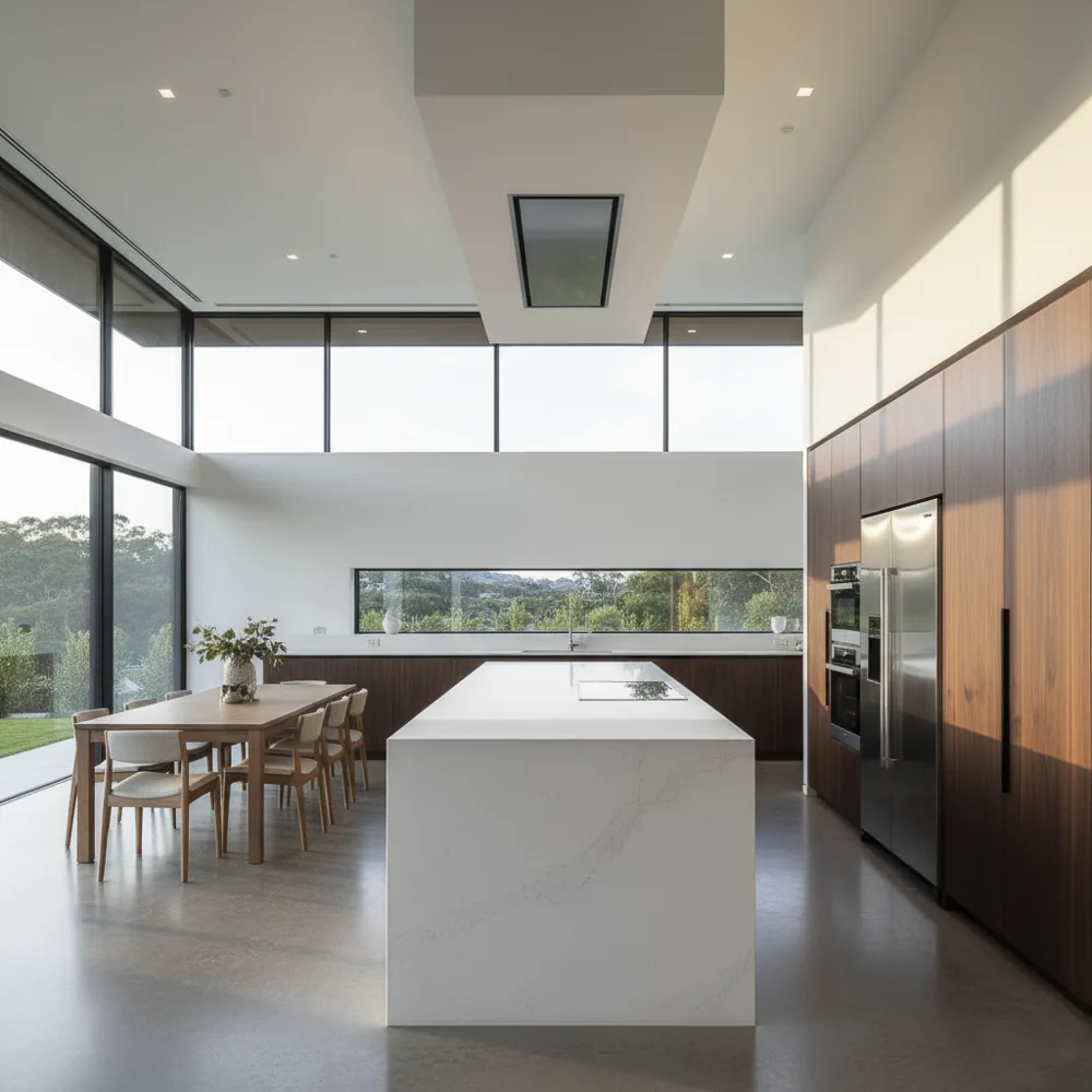 Portfolio de Fotografía Inmobiliaria en Murcia 9 Reportaje fotográfico para vender tu casa en Murcia: Destaca la amplitud de tu cocina | FotoVende