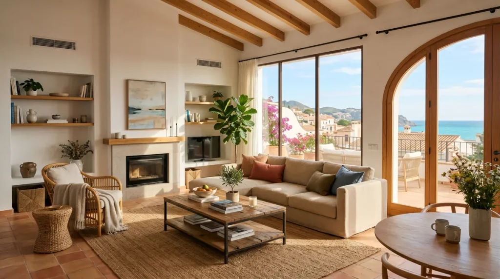 Vídeo inmobiliario 4K de un salón en Murcia