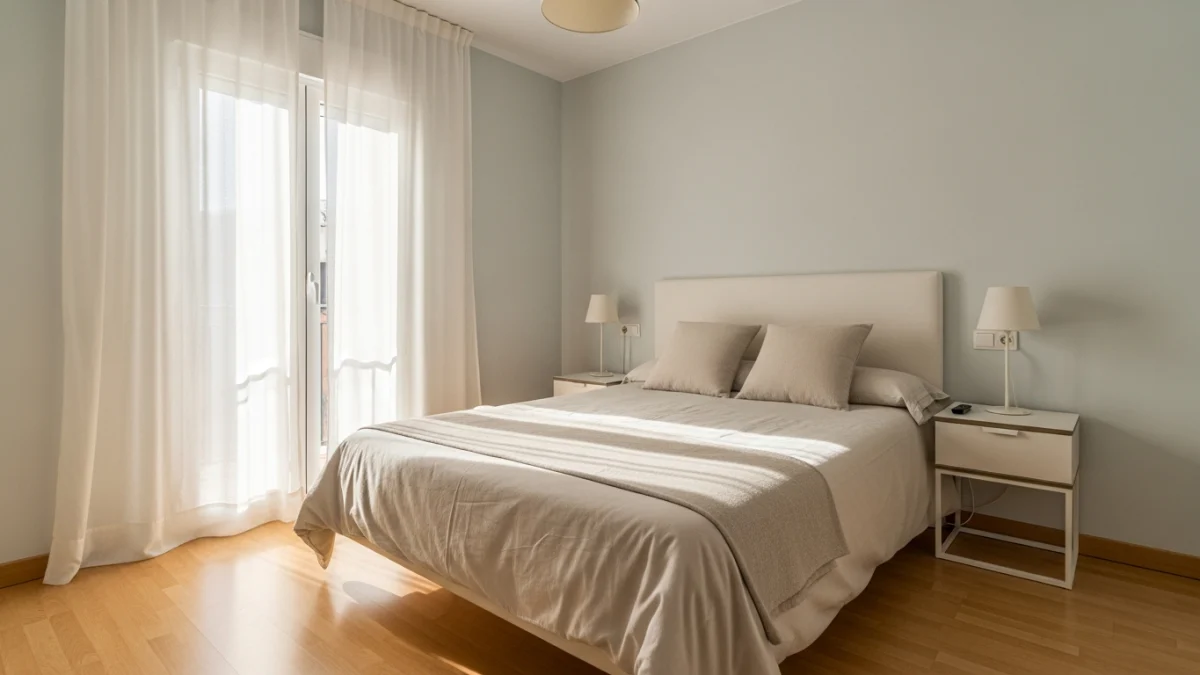 Fotos piso Alhama de Murcia: dormitorio principal ordenado y bien iluminado listo para el reportaje profesional